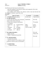 Giáo án Anh văn 10 - Ban cơ bản - Unit 9 - 16