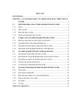 Chính sách phát triển nhà ở xã hội trên địa bàn thành phố Hà Nội