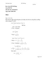 BÀI TẬP Xử lý tín hiệu số Đỗ Thế Hùng