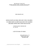 Một số nghiên cứu liên quan đến mức độ độc lập trong sinh hoạt hàng ngày của bệnh nhân liệt nửa người do tai biến mạch máu não trên Thế giới và Việt Nam