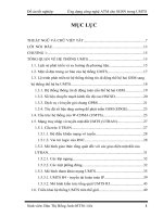 đồ án kỹ thuật viễn thông Ứng dụng công nghệ ATM cho SGSN trong UMTS