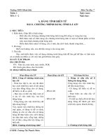 Tin học 7 (tuần 1 - tuần 13)