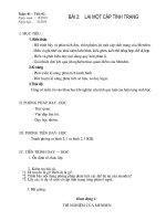 Bai 2. Lai mot cap tinh trang