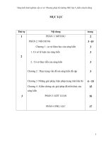 Sáng kiến kinh nghiệm cấp cơ sở  Phương pháp bồi dưỡng HSG lớp 8  phần chuyển động