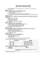 Đê thi HSG Sử 8&DA