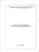 Báo cáo tự đánh giá trường THCS Kim Giang