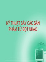 ky thuat say bot nhao