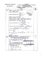 Huong dan cham casio môn Vat li THPT 2011