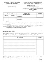 ĐỀ THI CHỌN ĐỘI TUYỂN VẬT LÍ NĂM