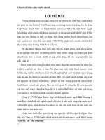 Hoàn thiện công tác kế toán nguyên vật liệu tại Công ty TNHH một thành viên kinh doanh nước sạch Hải Dương