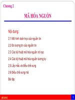 BÀI GIẢNG TRUYỀN DẪN SỐ Chương 2