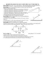ĐỀ THI KHAO SÁT HSG VẬT LÍ