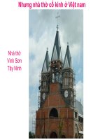 Nhưng nhà thờ cổ kính ở Việt nam