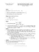 de thi thu dh-Truong thpt le xoay