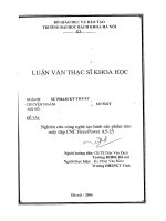nghiên cứu công nghệ tạo hình sản phẩm trên máy dập cnc