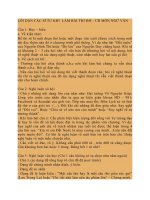 Bí quyết làm tốt bài thi đại học môn văn học