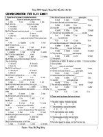 bai tap Unit 11, 12 ( hay )