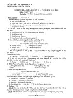 KIEM TRA GIUA KI II -LOP 9