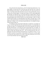 luận văn kế  toán thương mại Kiểm định mối quan hệ giữa doanh thu và lợi nhuận của công ty TNHH Thương mại Bảo Lan