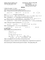 đề 4 chương III Đại số 8 (Mức độ TB)