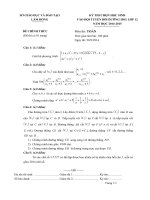Đề thi chọn học sinh giỏi lớp 12 tỉnh Lâm Đồng năm học 2014 2015 các môn Toán, Vật lý, Hóa học, Tin học, Ngữ văn, Lịch sử, Địa lý