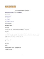 Đề thi trắc nghiệm quản trị Marketing