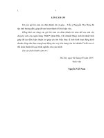 luận văn tài chính ngân hàng Phát triển cho vay tiêu dùng của ngân hàng TMCP Quân Đội- chi nhánh- Đông Anh