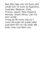 Hiệp ước Nam cực ( 12 nước )