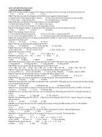 Bài tập trắc nghiệm chương Halogen