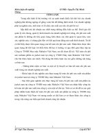 luận văn kế  toán thương mại Kế toán chi phí sản xuấtsản phẩm áo jacket nam tại công ty TNHH May mặc Makalot Việt Nam