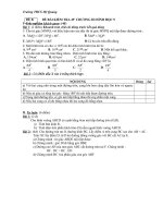 Kiểm tra 1 tiết hình học chương 3