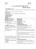 CHA CON NGHĨA NẶNG