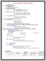 đề cương ôn tập HKII tiếng Anh lớ p 7