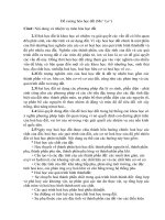 đề cương ôn tập môn hóa học đất