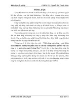 luận văn khoa marketing  Giải pháp marketing – mix nhằm thâm nhập thị trường sản phẩm máy in trên thị trường thành phố Hà Nội của công ty cổ phần công nghệ Cường Phú