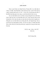 luận văn khoa quản trị doanh nghiệp Quản trị hàng tồn kho tại công ty cổ phần Supe Phốt Phát và Hóa Chất Lâm Thao