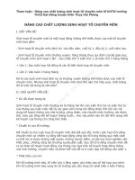 Báo cáo hội thảo nâng cao chất lượng Sinh hoạt tổ chuyên môn