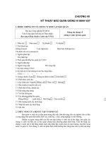 bảo quản giống vi sinh vật