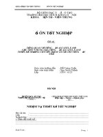 đồ án kỹ thuật viễn thông Cấu trúc chung của tổng đài alcatel E 10 B, thiết kế trường chuyển mạch 128 số cho tổng đài nhỏ