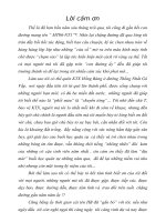 Lời cảm ơn trong luận án tốt nghiệp