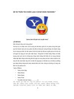 Chiến lược kinh doanh của Yahoo