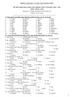 luyện thi HSG tiếng Anh lớp 6