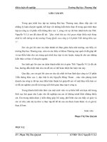 luận văn khoa thương mại quốc tế Quy trình thủ tục hải quan nhập khẩu mặt hàng thiết bị viễn thông từ thị trường Trung Quốc của công ty Cổ phần Viễn thông Khu vực 1