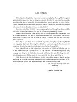 luận văn tài chính ngân hàng  Phân tích tình hình tài chính tạ công ty TNHH chế biến dầu thực vật và thực phẩm Việt Nam