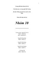 Tiểu luận môn Những quá trình sản xuất cơ bản Công nghệ sản xuất gốm tinh