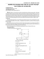 NGHIÊN CỨU PHƯƠNG PHÁP TÍNH ÁP LỰC ĐẤT PHÙ HỢP CHO TƯỜNG VÂY HỐ ĐÀO SÂU