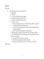 thảo luận hệ thống thông tin quản lý đề tài Trình bày hệ thống quản lý chuỗi cung ứng(khái niệm, cấu trúc, lợi ích…