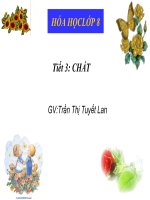 Giáo án thao giảng bồi dưỡng thi giáo viên hoá học 8 bài Chất (11)