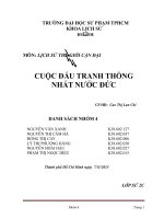 cuộc đấu tranh thống nhất nước đức