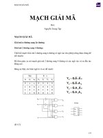 kỹ thuật số Mạch giải mã cot